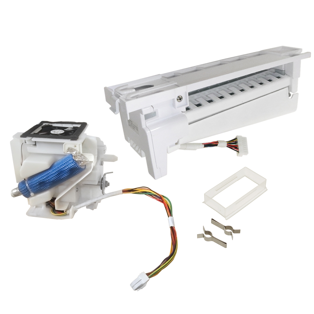 Replacement DA97-15217D DA97-12540G Refrigerator Ice Maker w/ Y-Clip & Auger Motor for Samsung